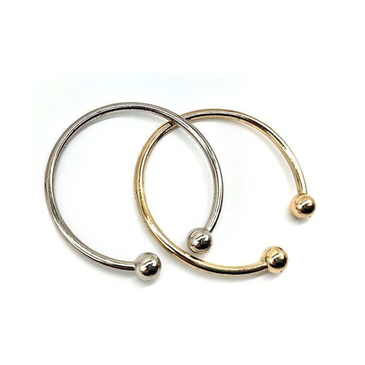 Reusable Metal Zinc Alloy Custom Metal Buckle Western U Shape Metal Decorative Ring Buckle Trim For Bikini And Swimwear