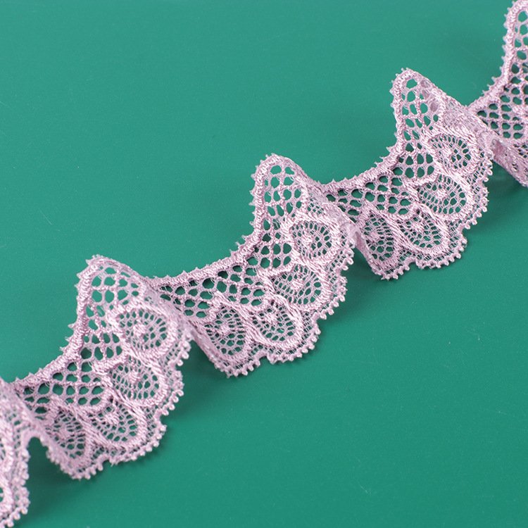 X1863 Lace Trim for Women's Lingerie & Dresses Fancy Nylon Spandex Elastic Stretch Narrow Special Design Underwear Decoration
