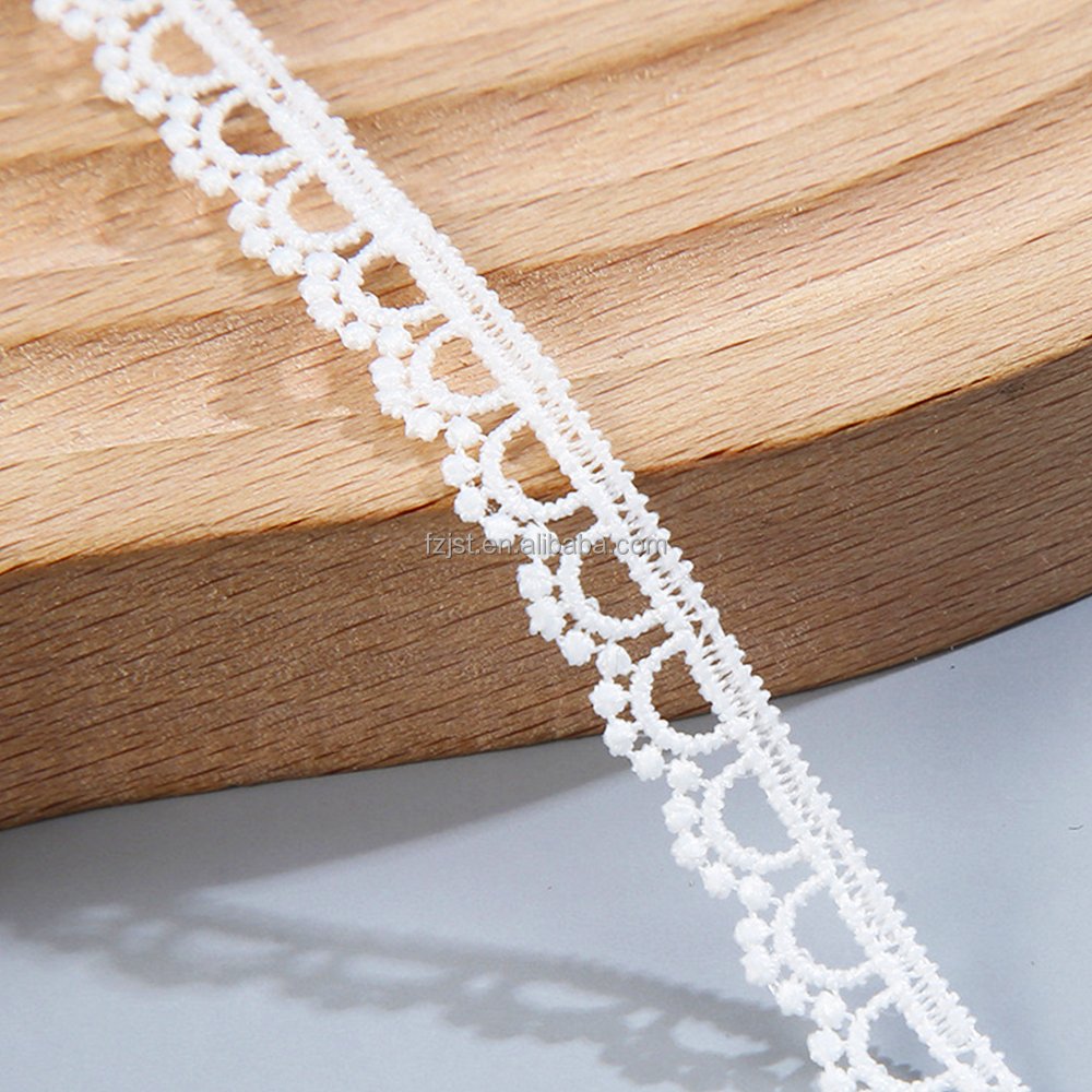 1 cm garment trimming lace wedding dress decoration nylon ribbon for wedding activities