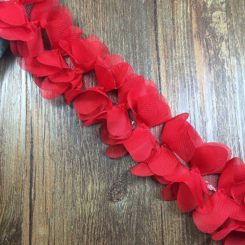 New flower handmade lace trim diy decorative clothing curtain lace trim