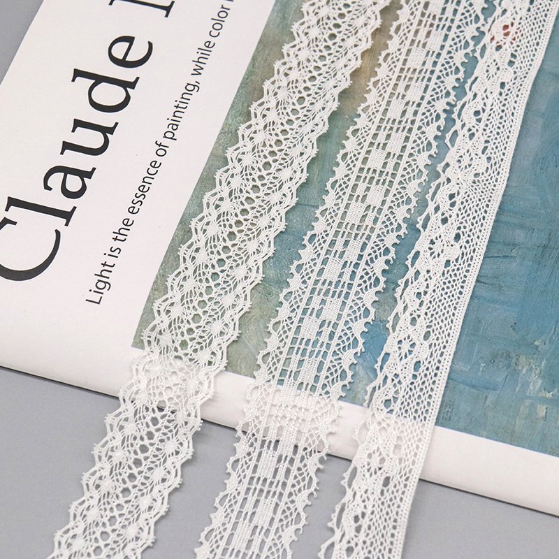 best selling white giupure lace trim eyelash fancy lace trim for garment