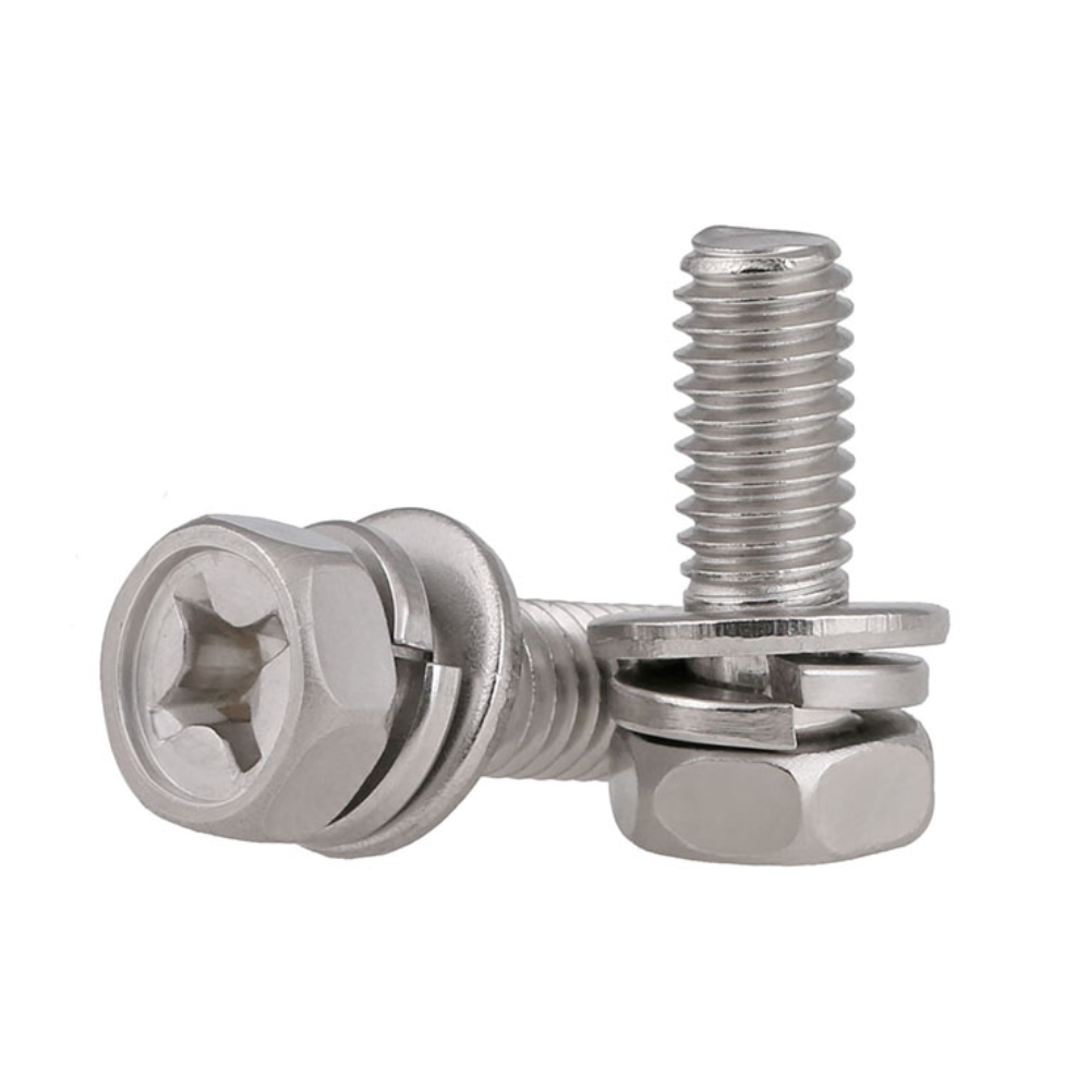 Attractive Price New Type External Hex Trimming Three Combination Screws