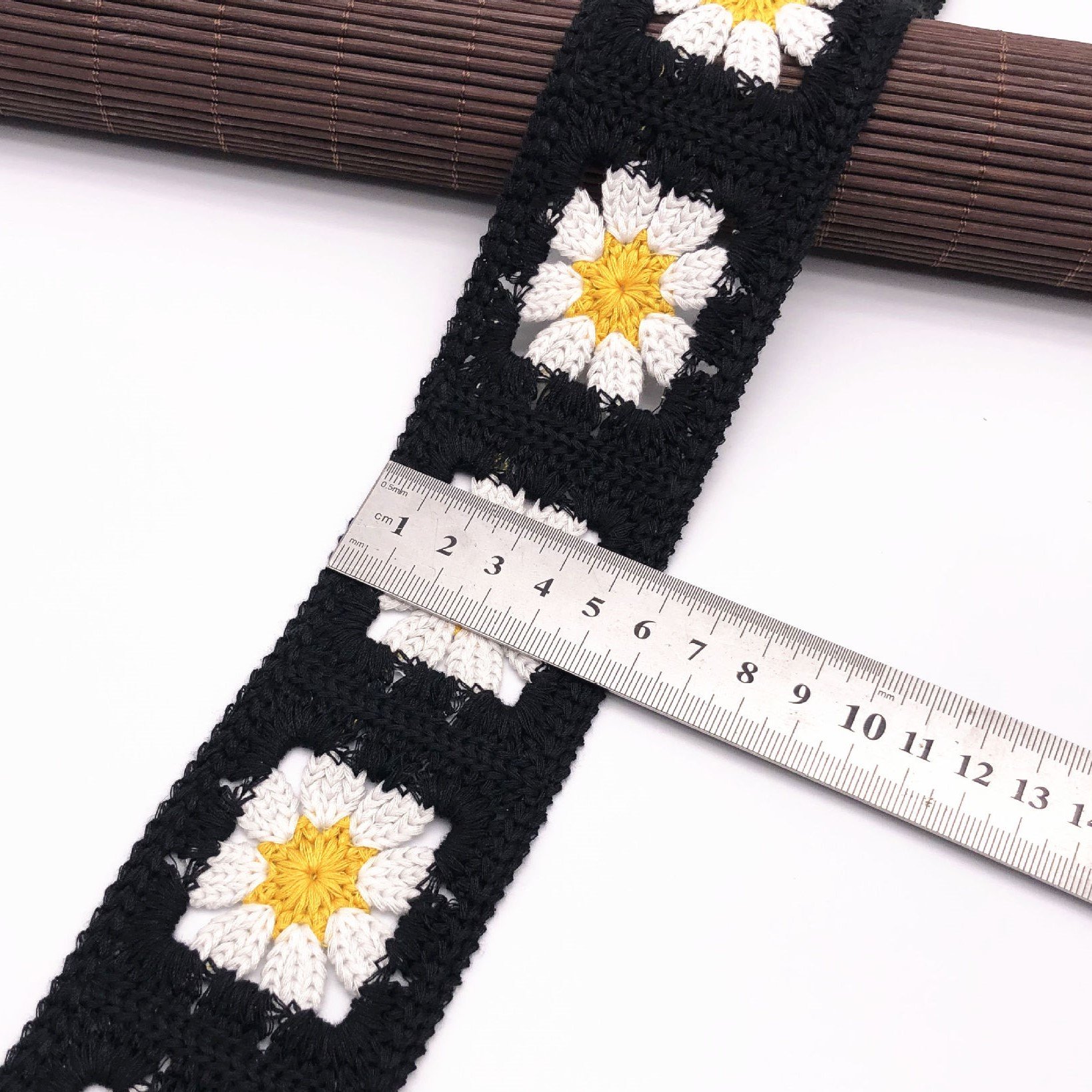 OA 30 Days High Quality Colored Hollow Knitting Cardigan Sweater Accessories Lace Crochet Trim