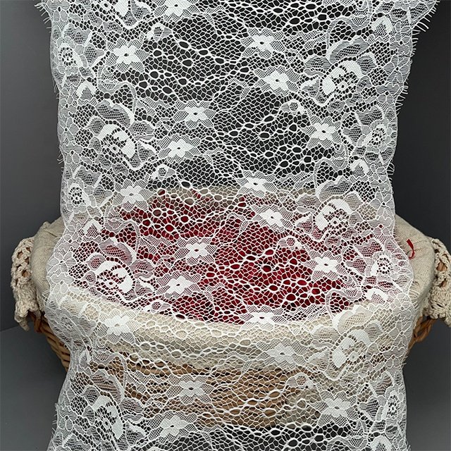 TUTON Custom Guipure Bridal Width French Eyelash Lace Trim For Dress