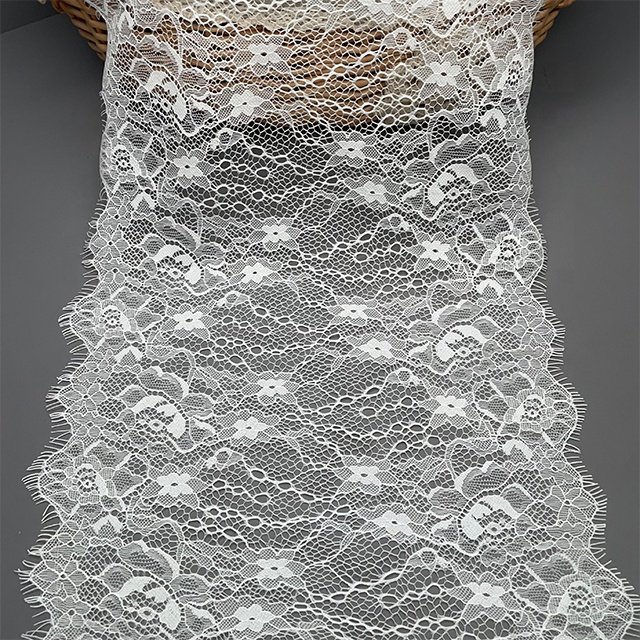 TUTON Custom Guipure Bridal Width French Eyelash Lace Trim For Dress