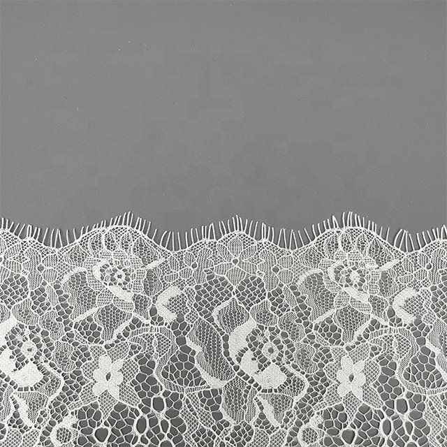 TUTON Custom Guipure Bridal Width French Eyelash Lace Trim For Dress