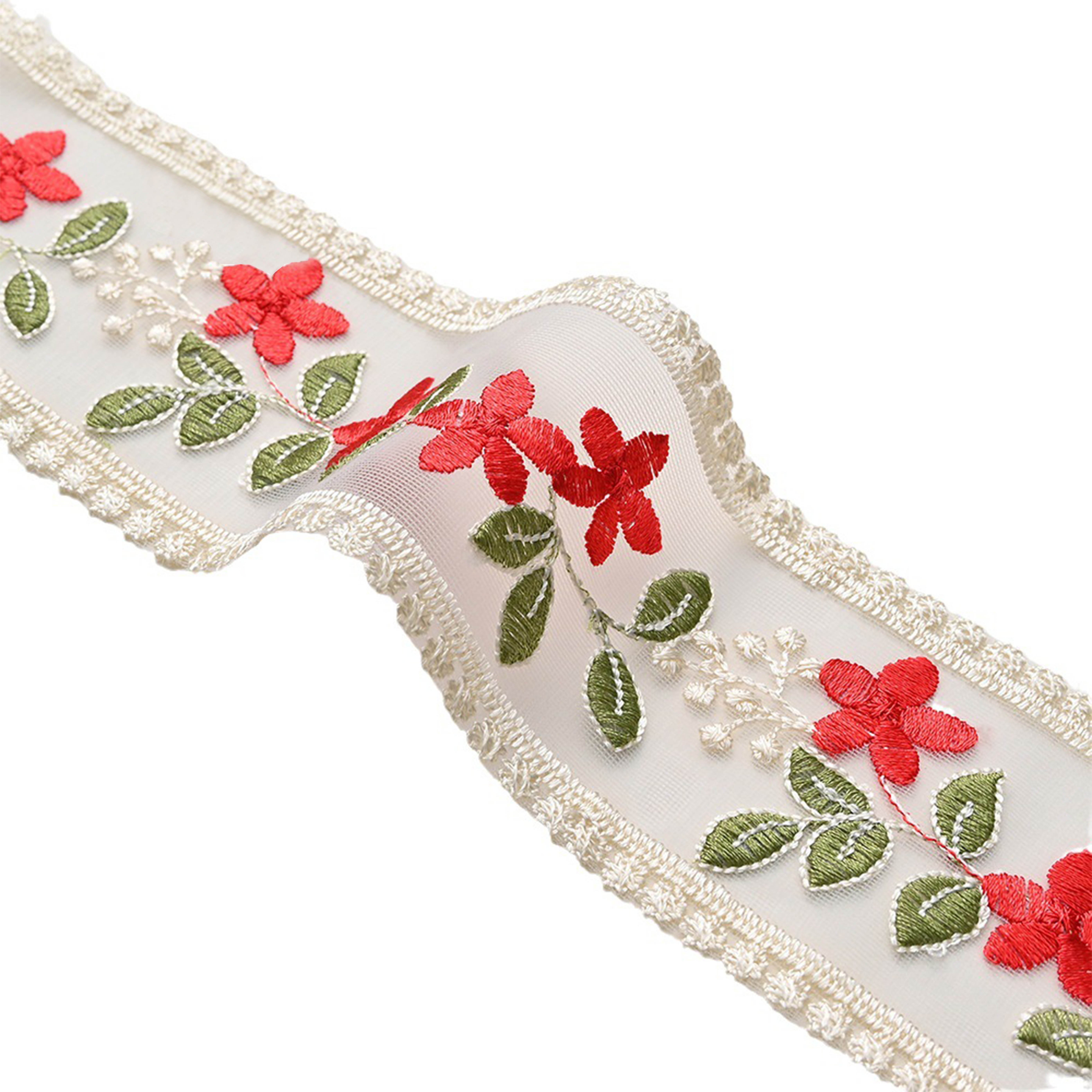 10cm Cheap Embroidery Ethnic Style Lace African 100% Polyester Fabric Sewing Lace Accessories For Women's Summer Dress