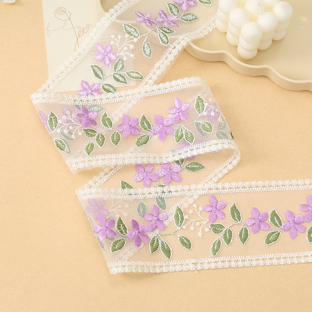 10cm Cheap Embroidery Ethnic Style Lace African 100% Polyester Fabric Sewing Lace Accessories For Women's Summer Dress