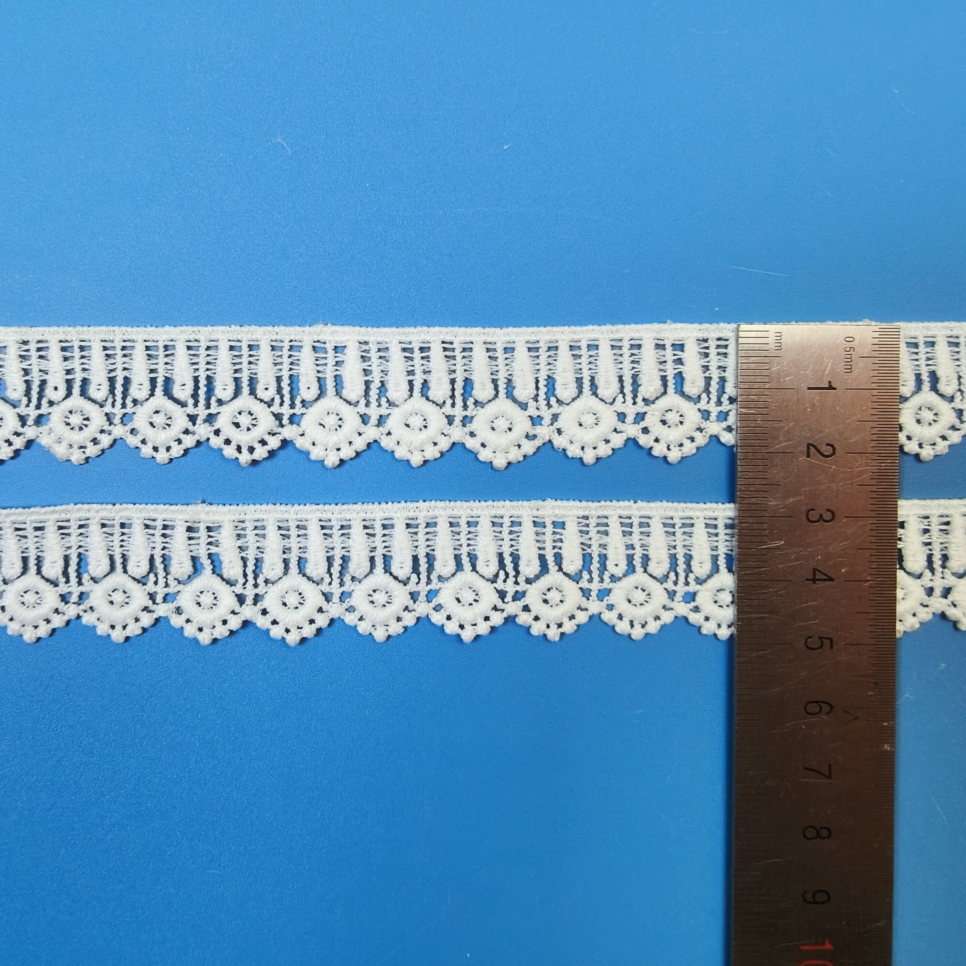 Hot Sale French Flower Trim Border Trimming Water Soluble Lace Trim
