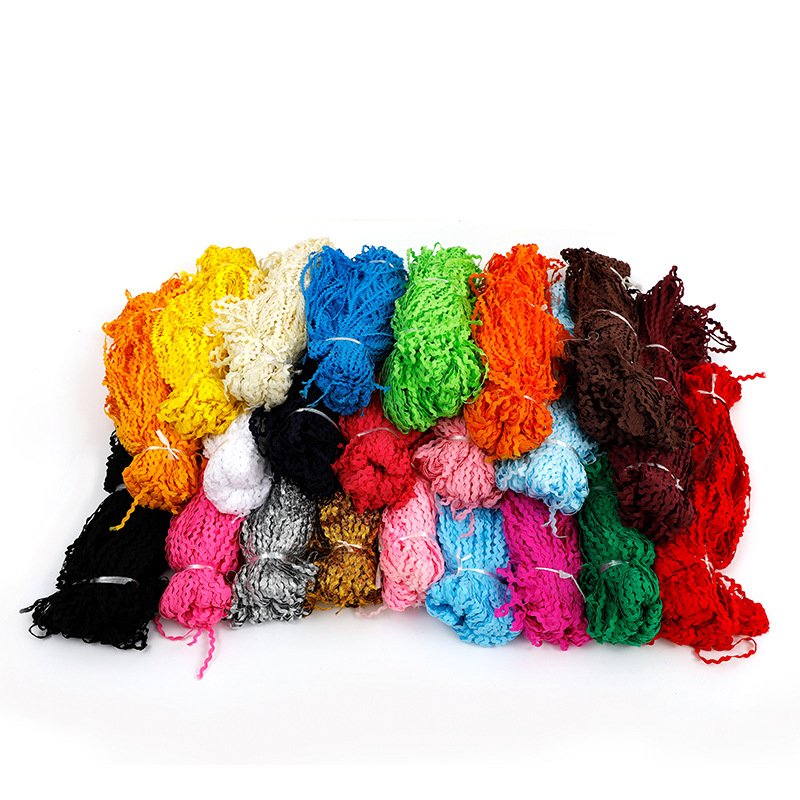 Colorful Zig Zag Ribbon Lace Trim 5mm Polyester Ric Rac Ribbon For Craft