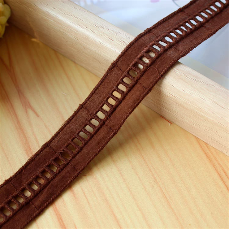 Hot selling 2.5cm cotton border lace use bride dress accessories decorative crafts sewing bride wedding patches