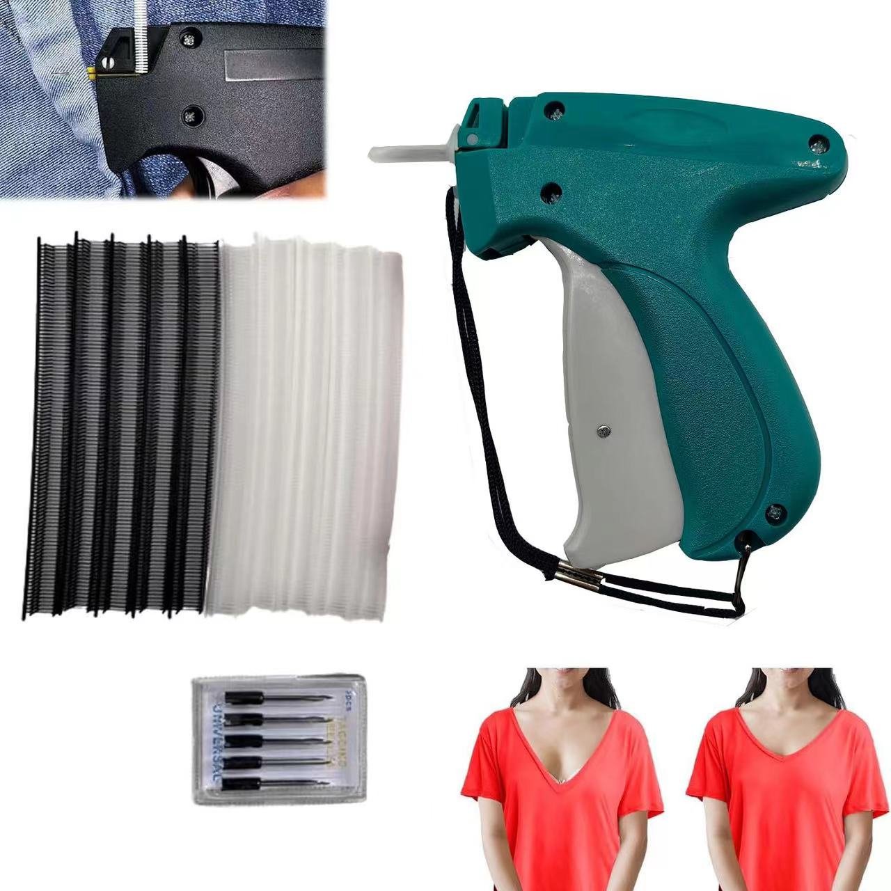 Quick Stitch Sewing Gun Quick Garment Retainer Clothing Tag Gun For Clothing Garment Trims