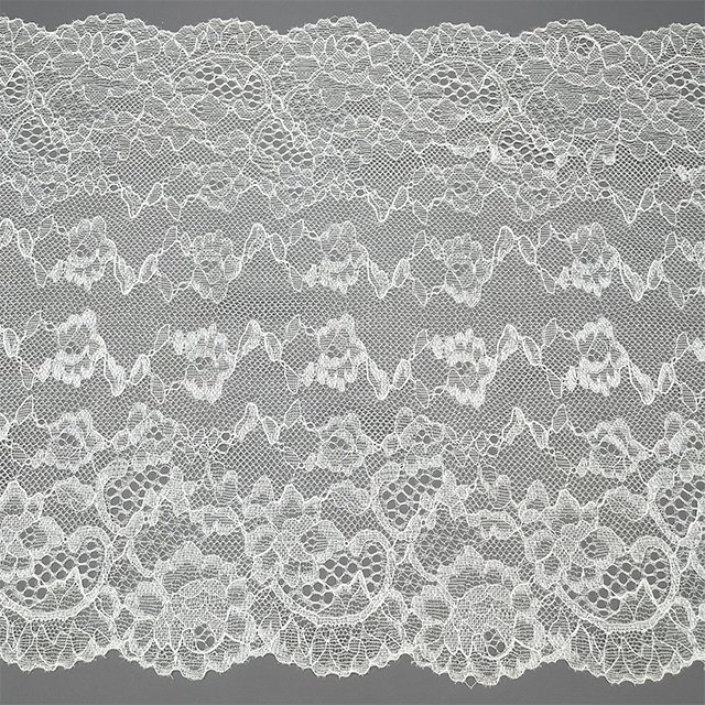 TUTON Custom Elastic French Lace 26.5 CM Trim Wholesale For Lingerie