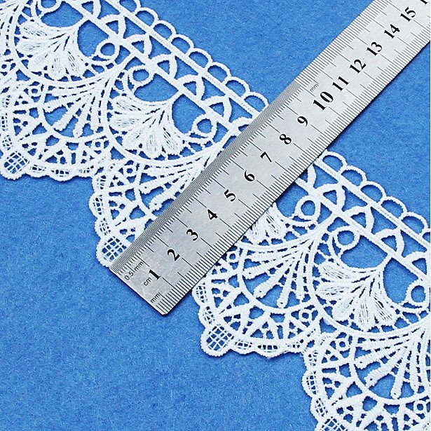 Factory Cheap Wholesale Guipure embroidery Polyester French Lace Trim For Garment Accessories
