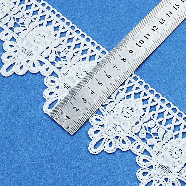 Factory Cheap Wholesale Guipure embroidery Polyester French Lace Trim For Garment Accessories