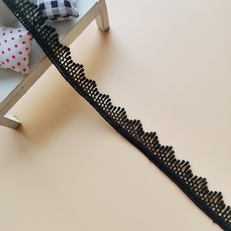 Milk Silk Lace Ribbon Cotton Webbing Water Soluble Embroidery Border Lace Flower Guipure 1.6cm wide Lace Trim