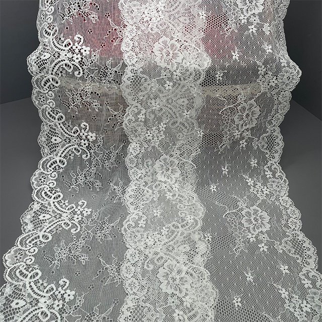 TUTON Custom Elastic French Lace 22 CM/23 CM Trim Wholesale For Lingerie