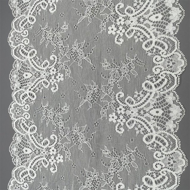 TUTON Custom Elastic French Lace 22 CM/23 CM Trim Wholesale For Lingerie