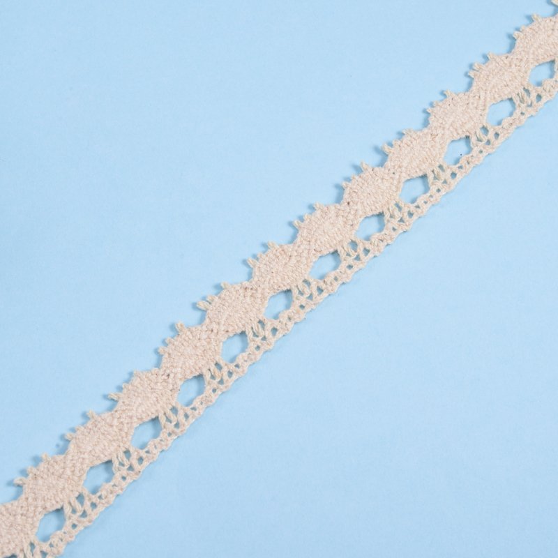 Cotton Lace Trim Vintage Lace Ribbon Crochet Cotton Lace Scalloped Edge for Bridal Wedding Decor DIY Craft Sewing Supplies
