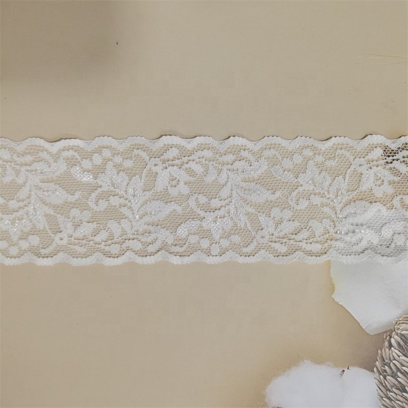 Hot Sale High Quality Elegant White Lingerie Stretch Lace For Home Textile