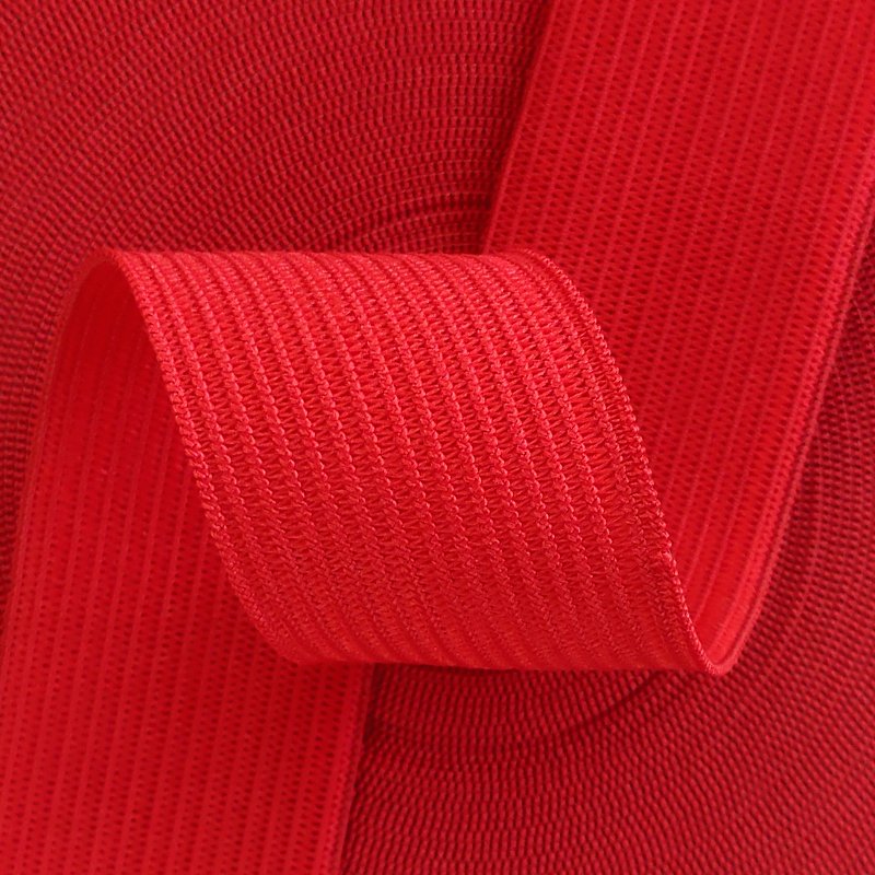 Light-Colored Knitted Elastic Band for Clothing Belts Lingerie and Color-Trimmed Flat Elastic Straps Premium Stretch Fabric
