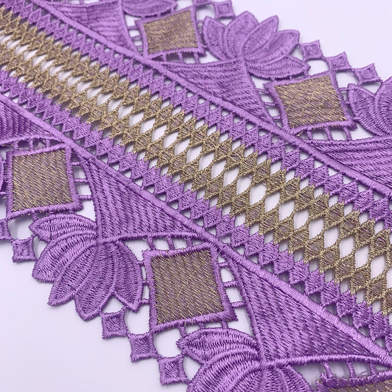 New desgin Many colors Dentelle Gold thread 16cm Wide Lace Nigeria Venice African lace trim