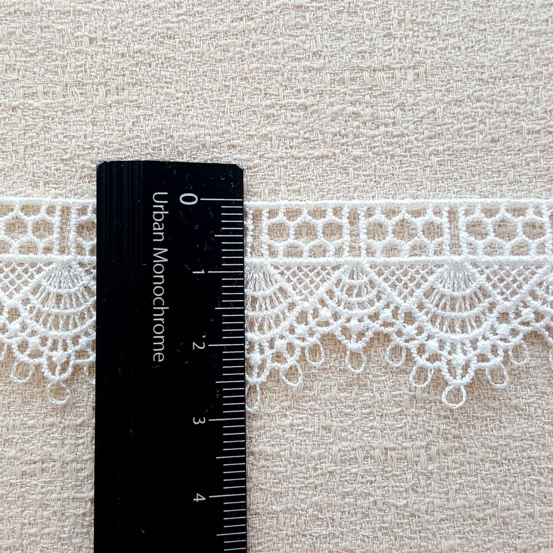 New Design Polyester Fashion Lace Trim White French Embroidery Ribbon Ribbon Lace Trim Lace Trim