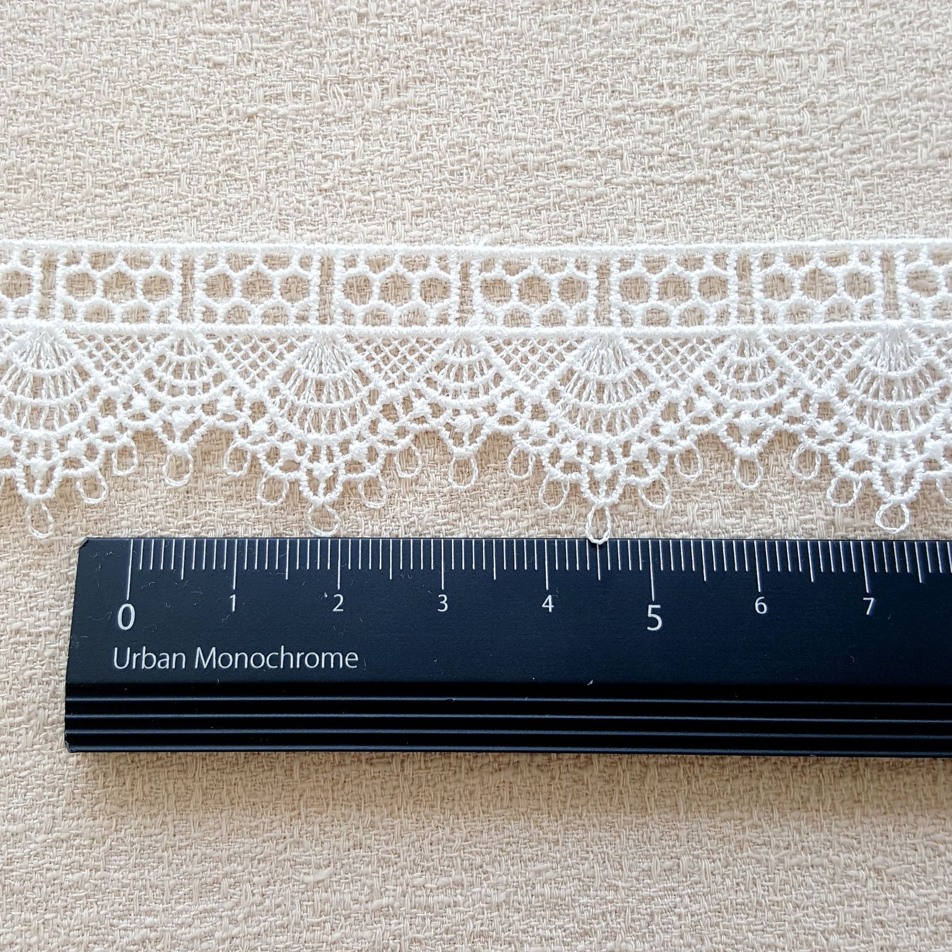 New Design Polyester Fashion Lace Trim White French Embroidery Ribbon Ribbon Lace Trim Lace Trim