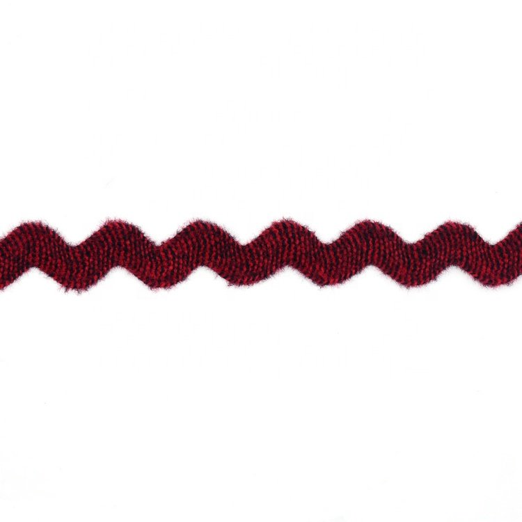 Custom Wholesale Widely Multi Color Rick Rack Trim Ric Rac Ribbon Zig Zag Lace for Garment Accessories