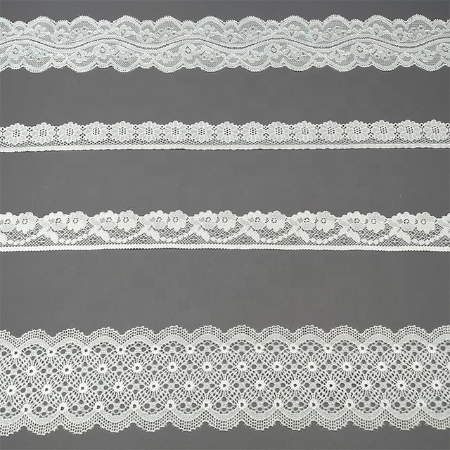 TUTON Top Quality Custom Elastic French Lace 2.5/3.5/5.4/6.0 CM Trim Wholesale For Dress