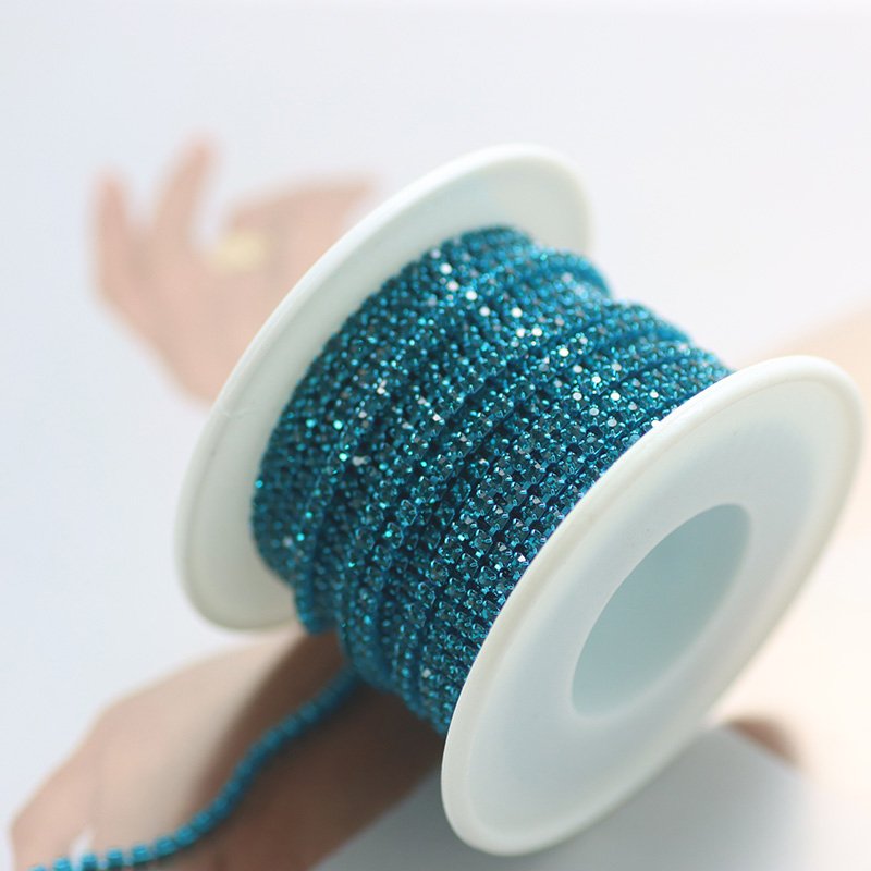 Wholesale DIY Glitter Trim Cup Chain Accessories Rhinestone Chain Rhinestones Cup Chain