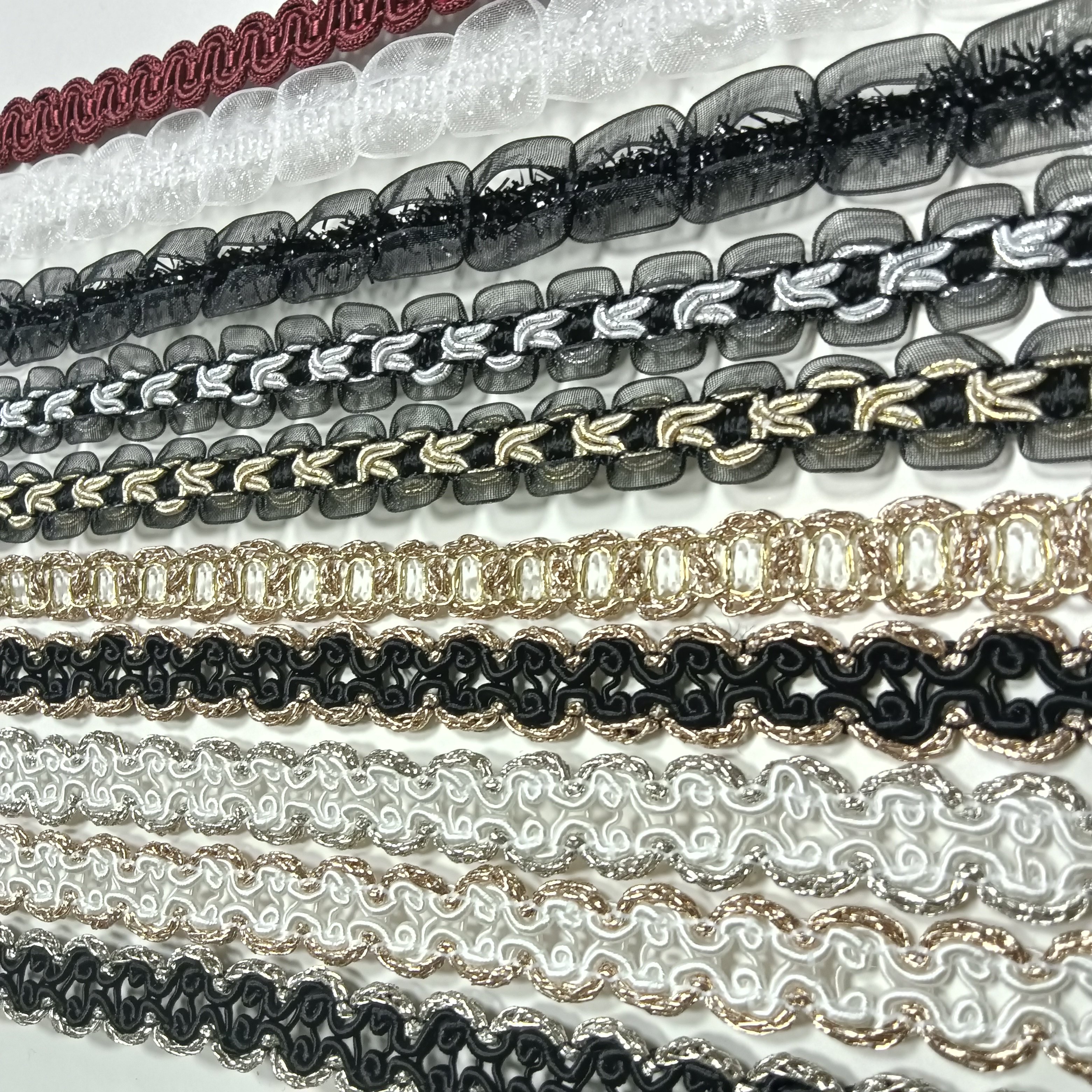 2023 High Quality Chinese Factory Direct Prices Milk Silk White Guipure Trimming Lace