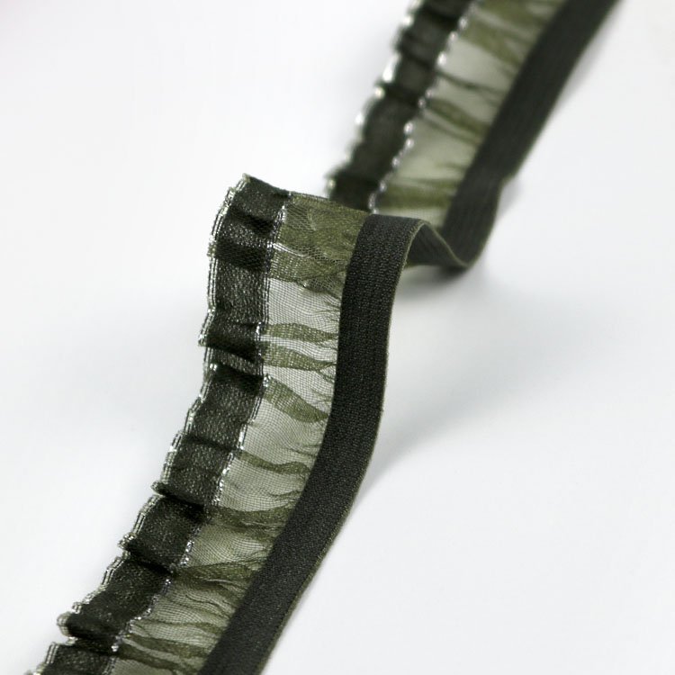 Nylon sew clothing underwear lace decoration elastic webbing ribbon garment trim elastic lace webbing belt