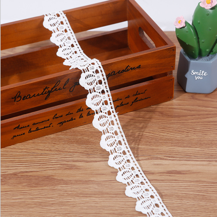 Factory embroidery polyester guipure lace trim for garment accessories decoration