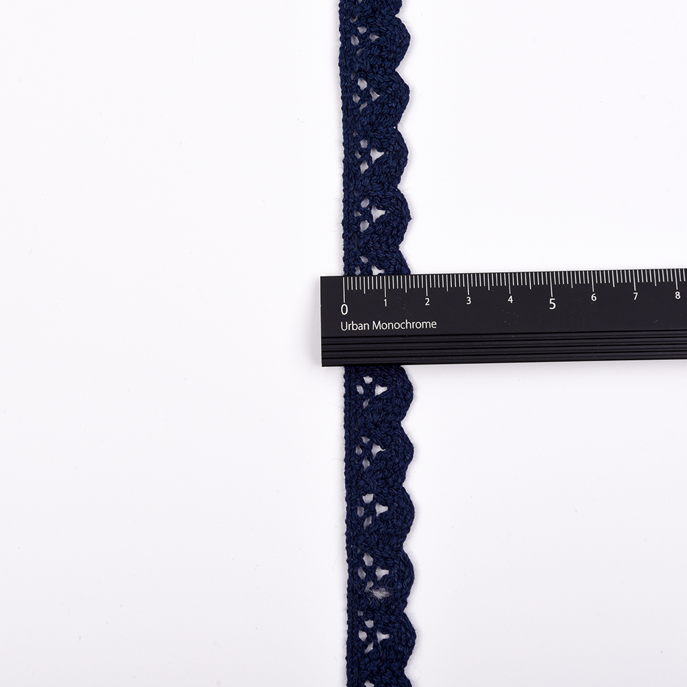 hot sale border lace polyester cotton trim skin-friendly embroidery crochet lace trim for clothing