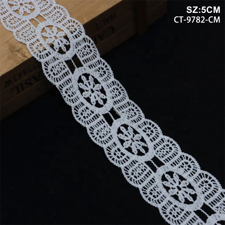 Wholesale New Garment Accessories Guipure Lace Trim With Sequins For Making Clothes Handmade Embroidery Lace Trim