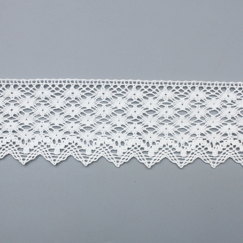 wholesale factory eyelet vintage pure cotton trim skin-friendly crochet border lace trim for clothing