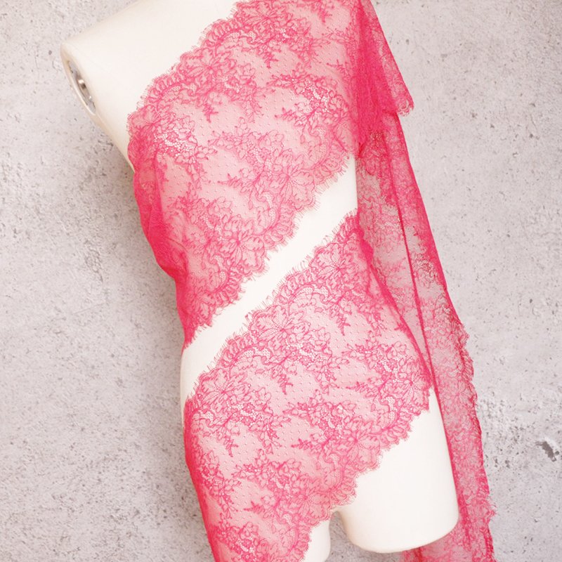 Hot sale lace high quality Eyelash Lace Trim for lady ladies lingerie and underwear