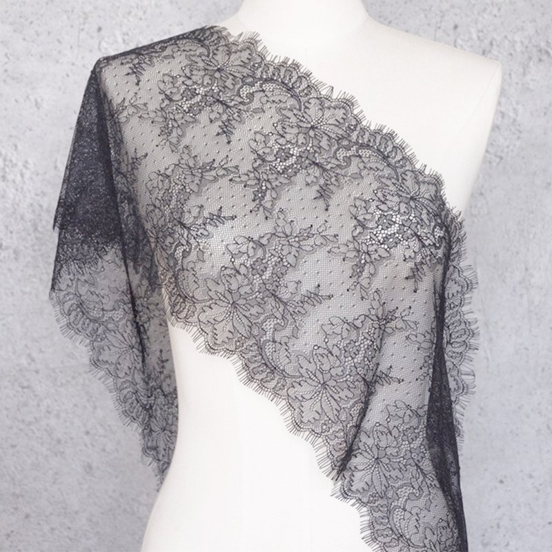 Hot sale lace high quality Eyelash Lace Trim for lady ladies lingerie and underwear