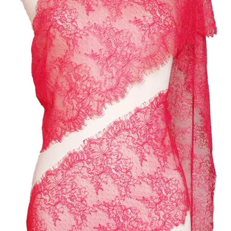 Hot sale lace high quality Eyelash Lace Trim for lady ladies lingerie and underwear