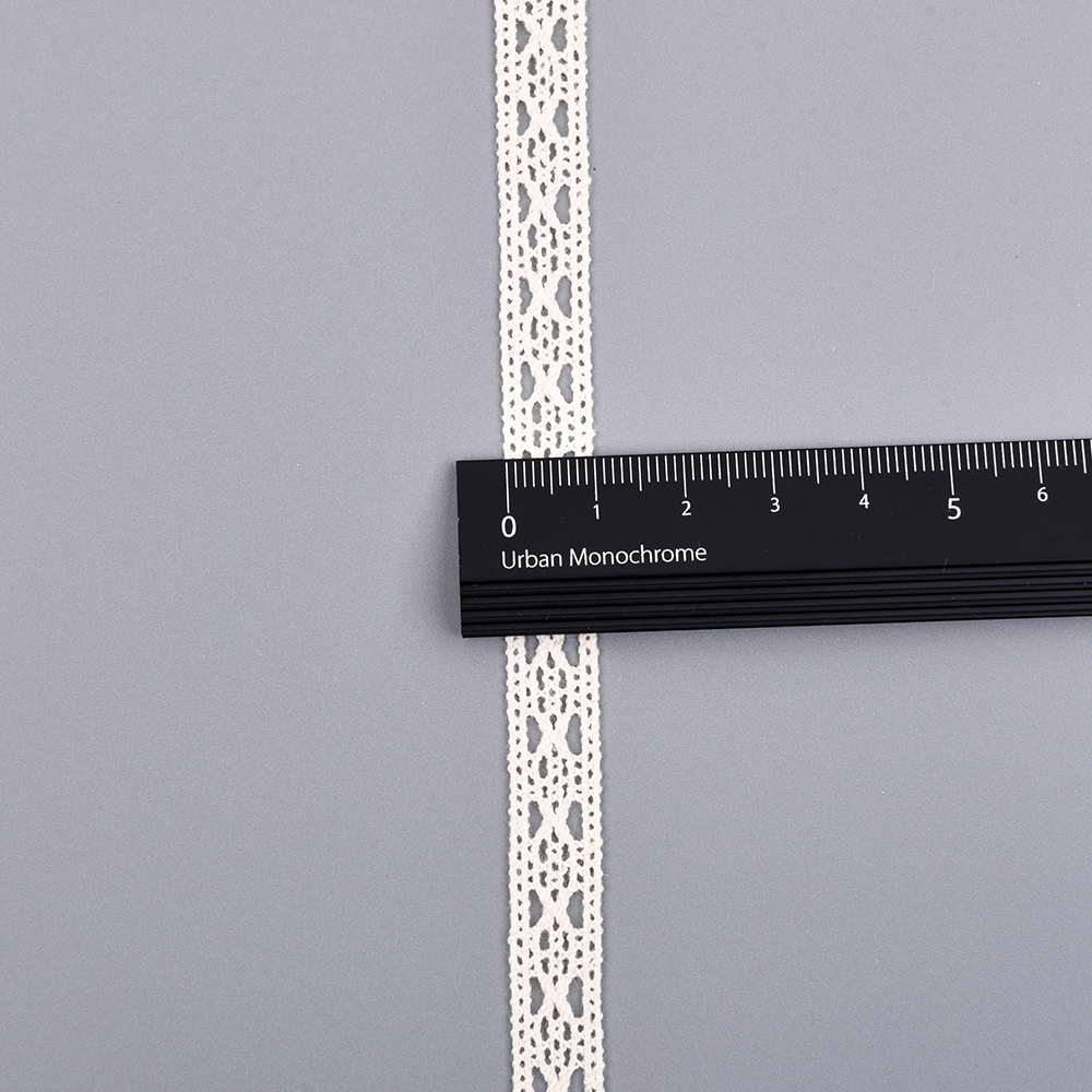OEM hollow out polyester cotton skin-friendly border crochet lace trim for clothing