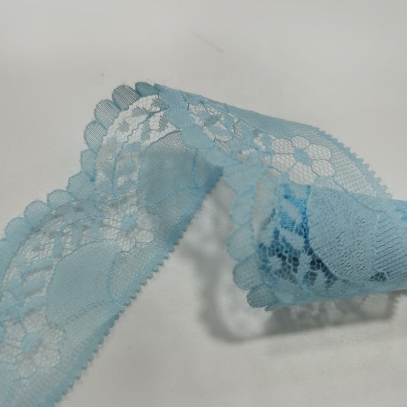 ZJ044 Manufacturer Wholesale Hot Sale 4cm Non Elastic Polyester 100% Trimming Lace for Pajamas