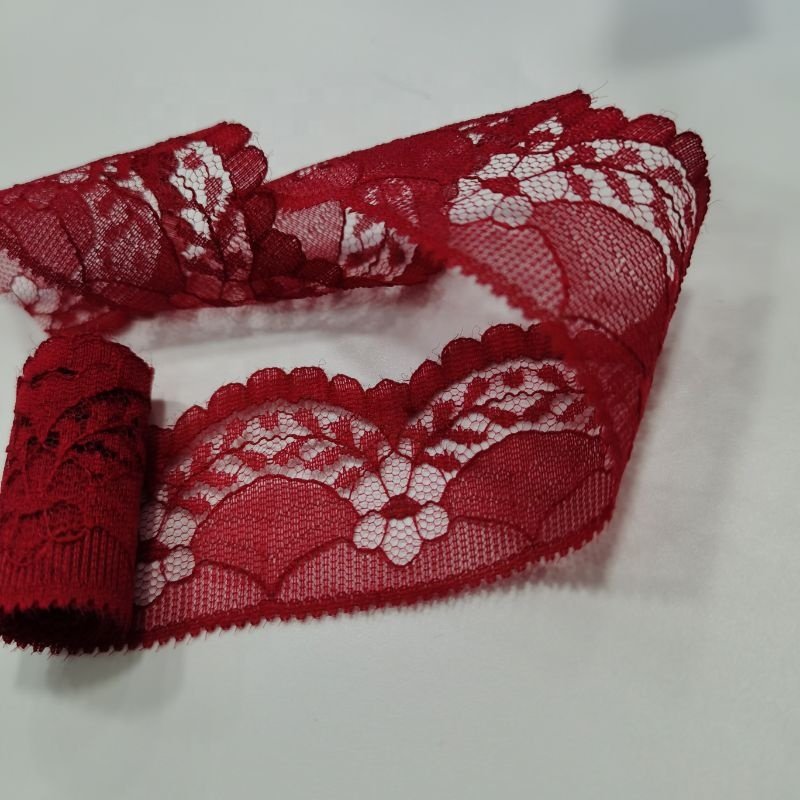 ZJ044 Manufacturer Wholesale Hot Sale 4cm Non Elastic Polyester 100% Trimming Lace for Pajamas