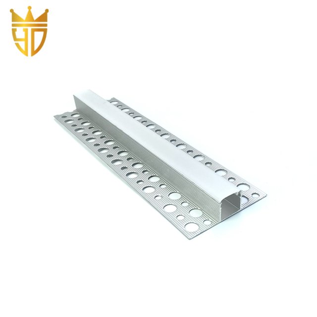 Gypsum Led Cove Light Aluminum Profiles Light Corner Shape Modern Ceiling trim For Bedroom Living Room