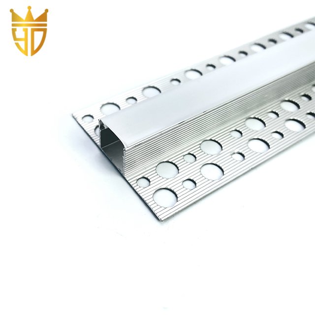 Gypsum Led Cove Light Aluminum Profiles Light Corner Shape Modern Ceiling trim For Bedroom Living Room
