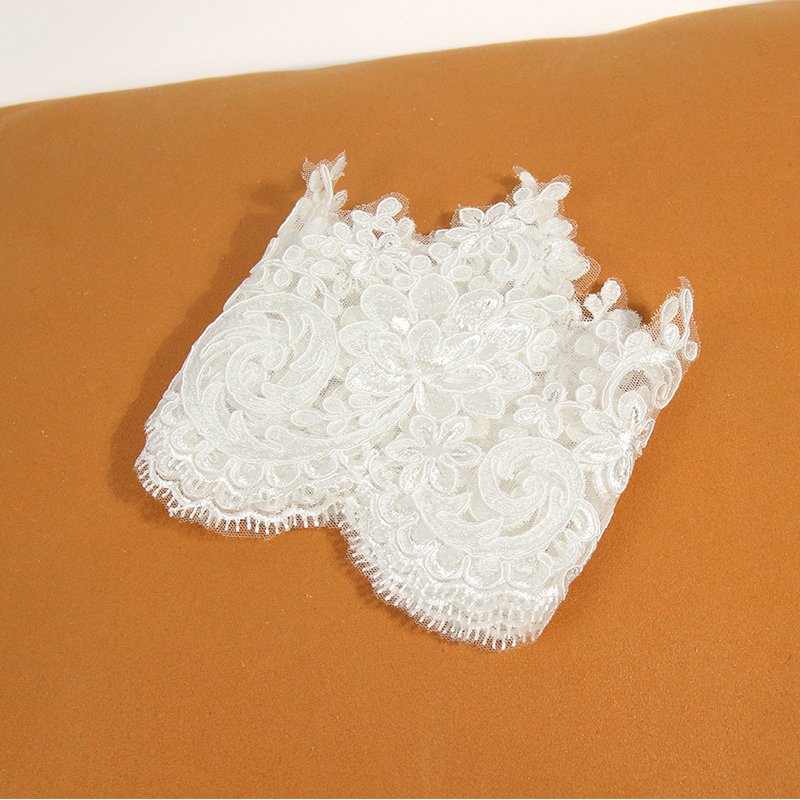 Newly Arrived Decorative Trim of White Lace Fabric - Embroidery Lace Trim