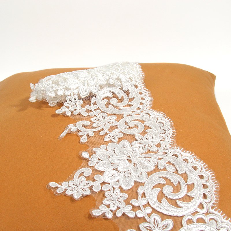 Newly Arrived Decorative Trim of White Lace Fabric - Embroidery Lace Trim