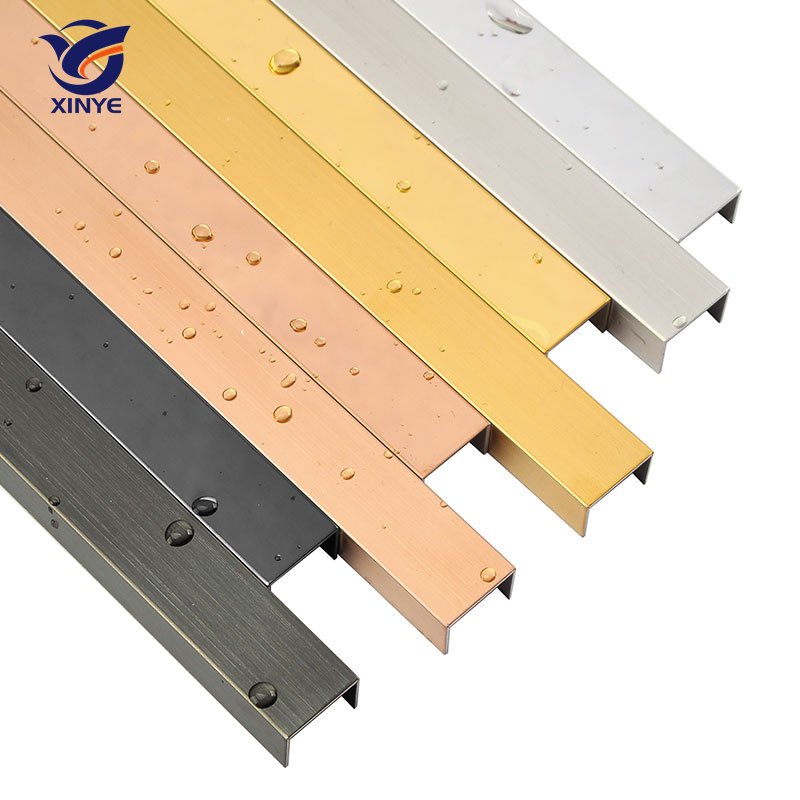 Modern Style Multiple Shape Wall Panel Metal External Angle Corner Metal Tile trim