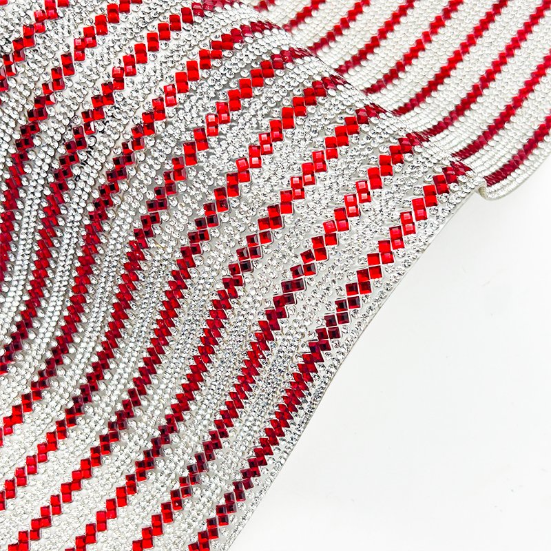 3*3 Glass Rhinestone Sheet Bridal Applique Trimming Banding Bridal Rhinestone Hotfix Sheet For Dresses Shoes