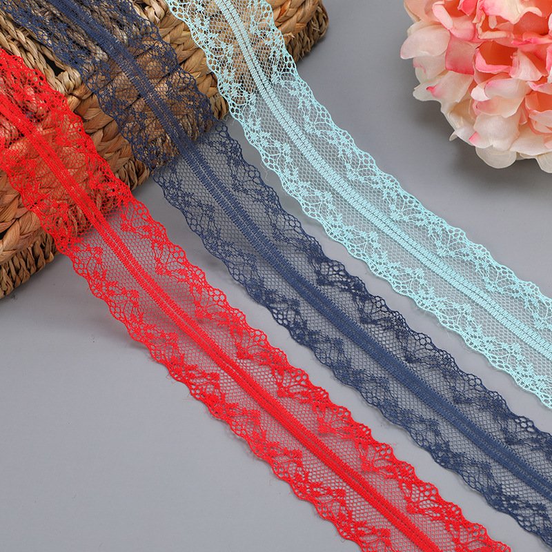 LS689 Color Non-stretch Lace Trimming Bilateral Rice-shape Lace Trim Clothing Accessories For Lingerie Decoration